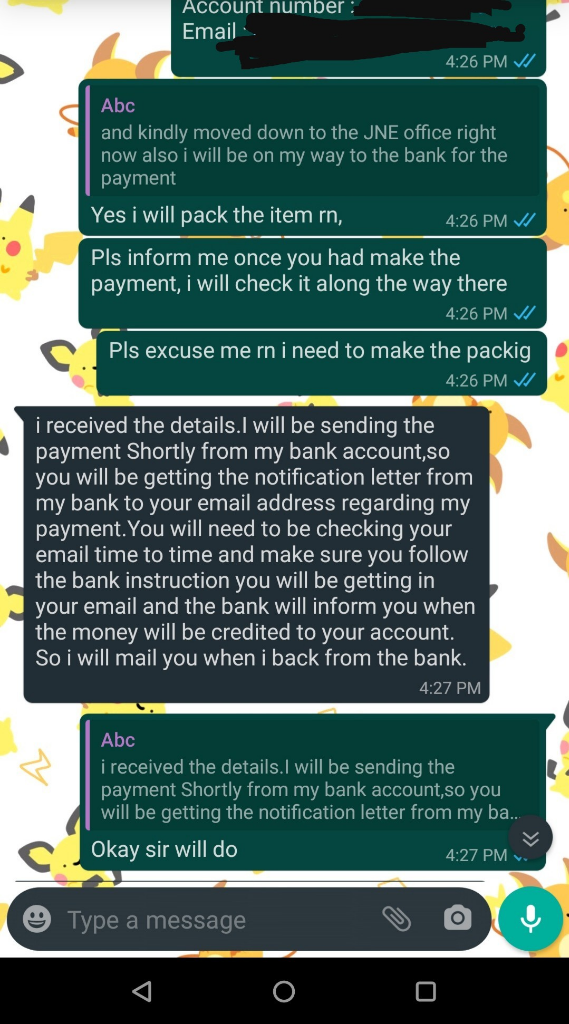 Modus Penipuan Baru Belanja Online Melalui Wire Transfer