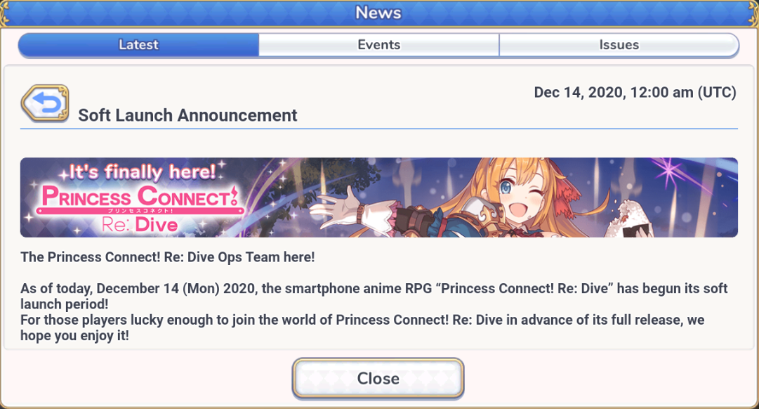 &#91;Android/iOS&#93; Princess Connect! Re: Dive