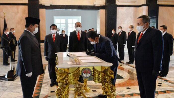 Prabowo Lantik Suryo Prabowo Jadi Ketua Pelaksana Komite Industri Pertahanan