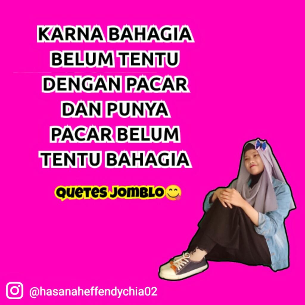 JOMBLO BUKAN BERARTI TIDAK BAHAGIA