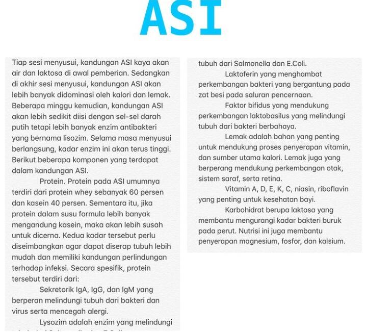 ASI Versus Susu Formula, Gansis Pilih Mana?