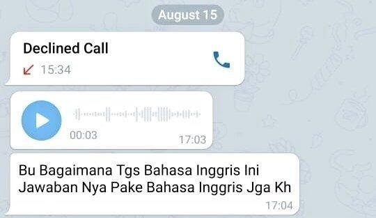Ngakak! 10 Chat Lucu Antara Siswa dan Guru di Kelas Online