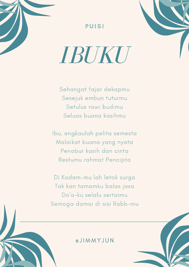 Puisi Untuk Ibu Di Hari Ibu