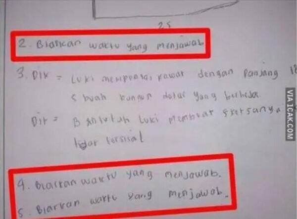 Jawaban Tes Para Siswa Ini, Bikin Guru Auto Elus Dada! Mengadi-ngadi Parah! 