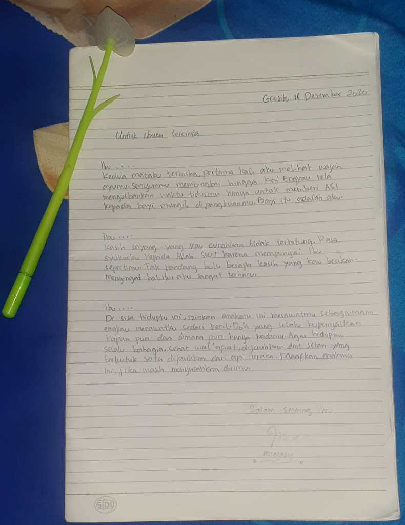 Malaikat Tanpa Sayap Adalah Ibuku, Saatnya Kupersembahkan Surat Untuk Ibu