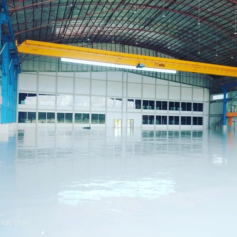 Jasa Epoxy Lantai Hanggar Pesawat