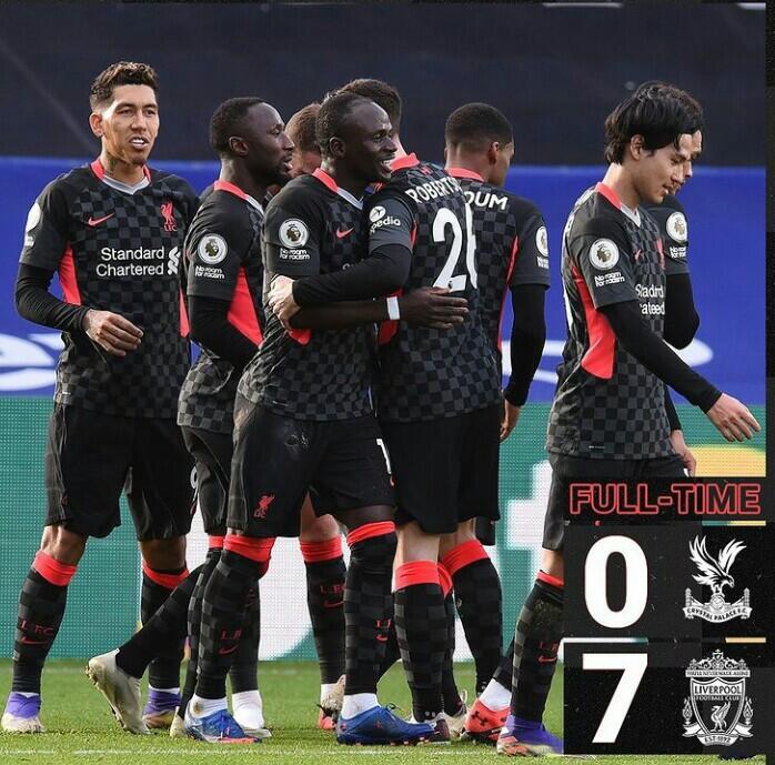 Sembilan Cerita Menarik Usai Kemenangan Liverpool di Selhurst Park!