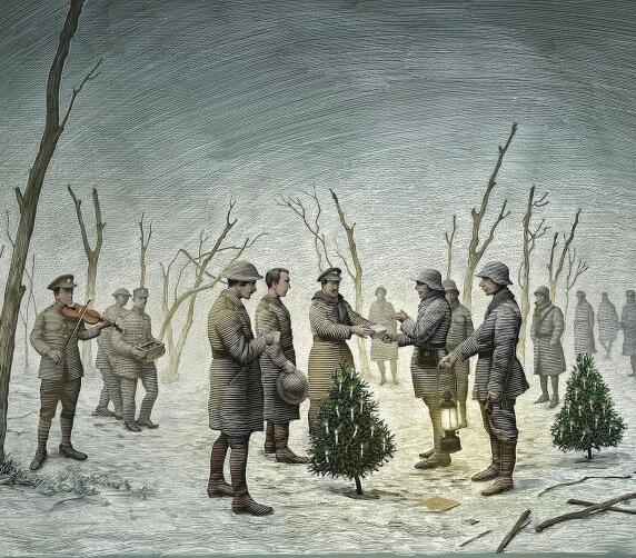 Christmas Truce 1914 : Perdamaian Natal di No Man's Land Pada Perang Dunia I