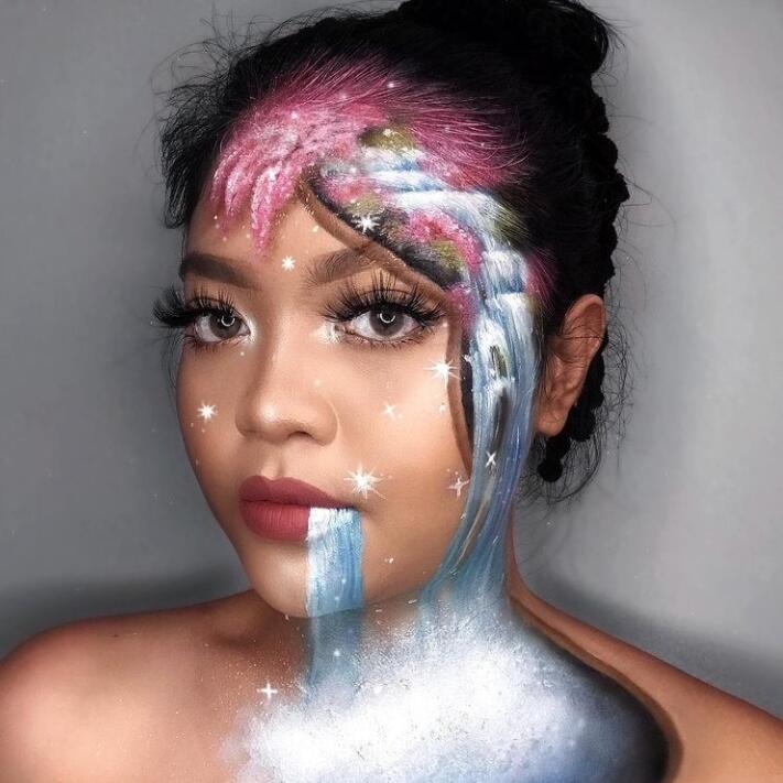 Dhyka Clara, Beauty Vlogger Asal Solo yang Jago Bikin Ilusi Makeup, Keren!