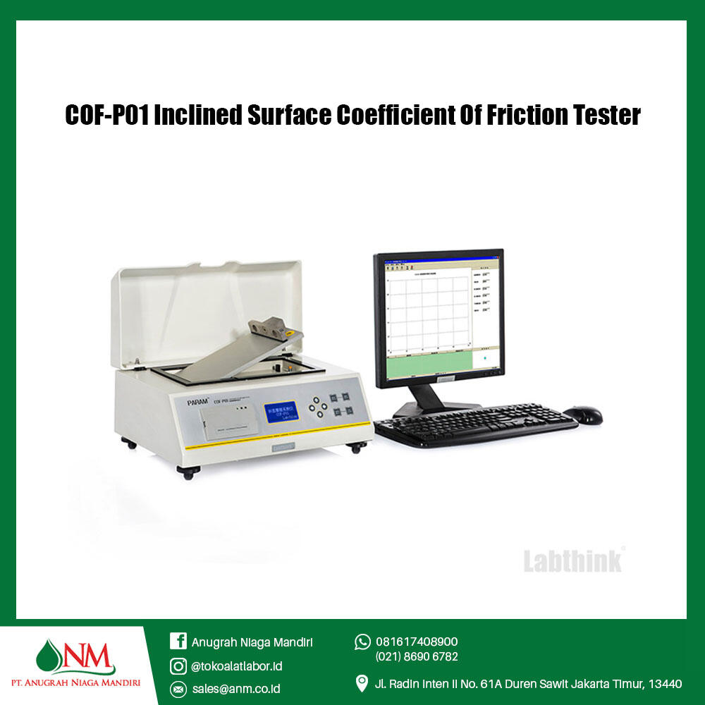 COF-P01 Inclined Surface Coefficient of Friction Tester