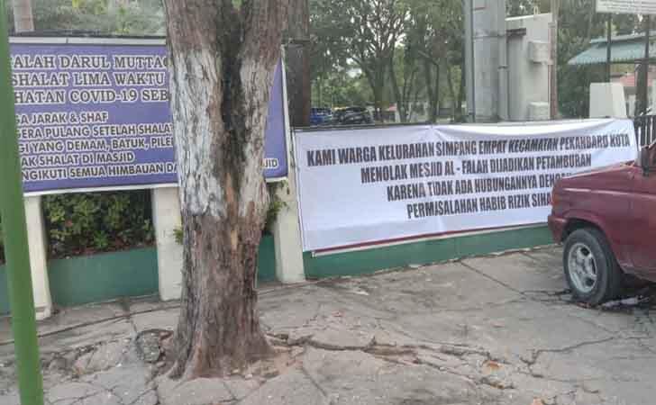 Pengurus Masjid Al Falah Tolak Aula Digunakan Untuk Deklarasi Dukung HRS