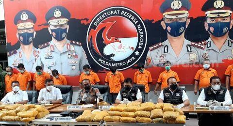 Polisi Sebut Kasus Sabu 210 Kg di Petamburan untuk Danai Kelompok Teroris
