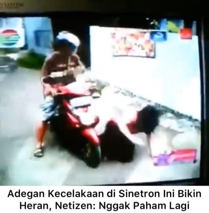 Aksi Kecelakaan Di Sinetron Ini Bikin Ga Habis Pikir Gan, Auto Ngakak!! 