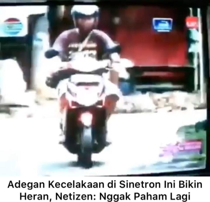 Aksi Kecelakaan Di Sinetron Ini Bikin Ga Habis Pikir Gan, Auto Ngakak!! 