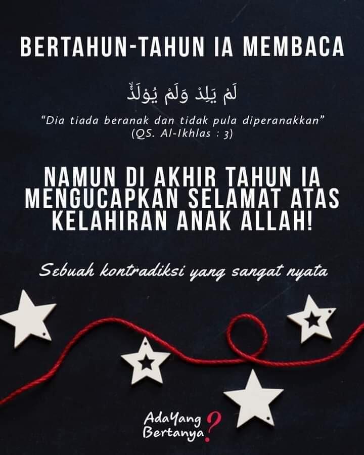 KENAPA UCAPAN SELAMAT NATAL HARAM!!!!! 