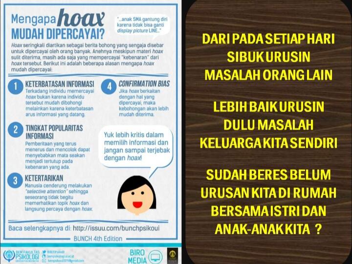 Bagi Para Emak-emak Gosip, Waspadai Berita Hoax Bijaklah Dalam Melihat Situasi