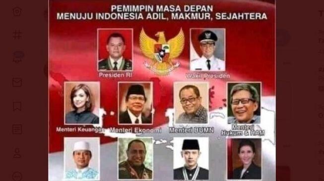 Poster Kabinet Masa Depan Beredar: Gatot Presiden, Habib Penasihat