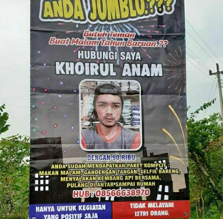 Pria Ini Memasang Tarif 90k Untuk Menjadi Pendamping Di Malam Tahun Baru,Berminat?