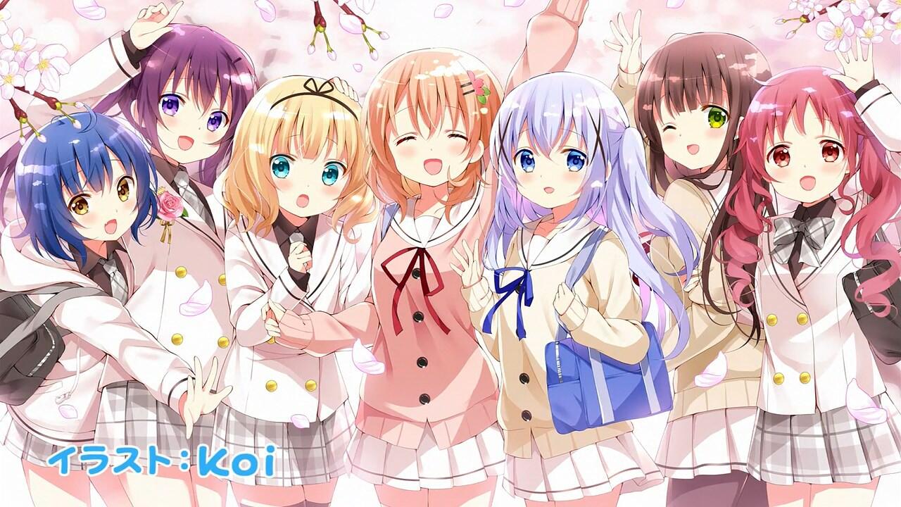 Gochiusa, inori Minase, kafuu Chino, ayane Sakura, is The Order A