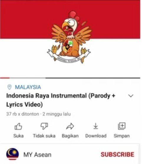 Viral Lagu Indonesia Raya Di Lecehkan, Di Duga Oleh Oknum Warga Malaysia