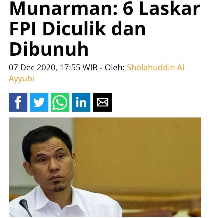 Komnas HAM Bantah Nyatakan Ada Rumah Penyiksaan 6 Laskar FPI