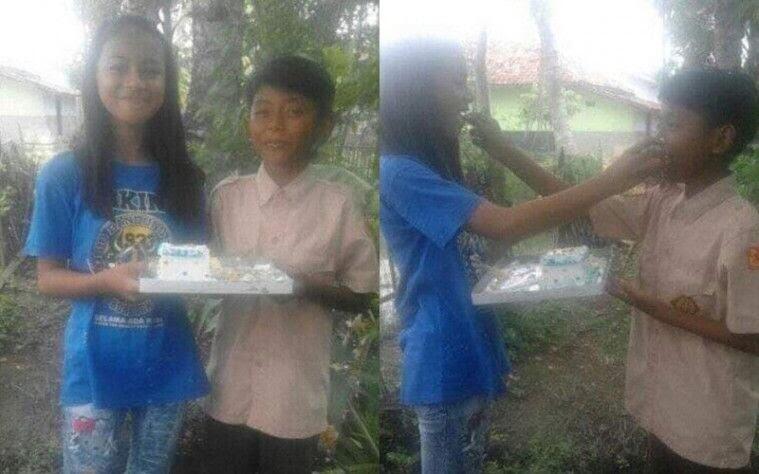 Pacaran Satu Bulan, Bocah SD Ini Merayakan Anniversary yg Romantisnya Bikin Merinding