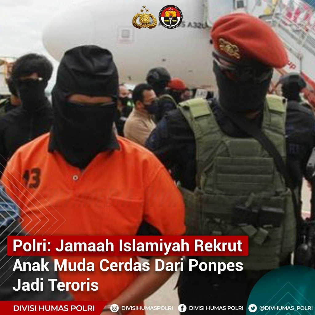 Pelatihan Militer Teroris di Jateng Dibiayai 6.000 Anggota Jamaah Islamiyah