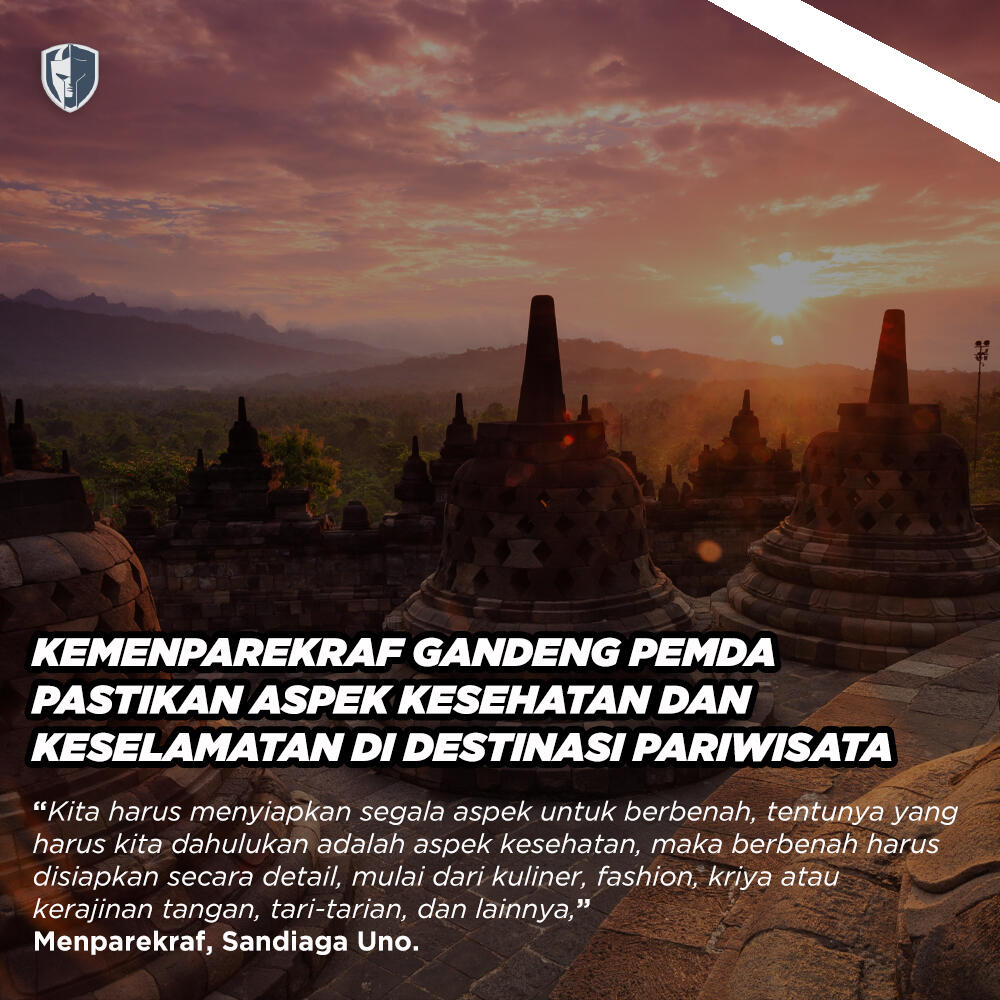 Kemenparekraf Gandeng Pemda Pastikan Kesehatan dan Keselamatan Destinasi Pariwisata