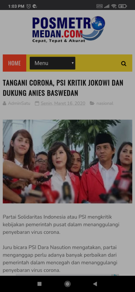 Kecewa PSI Musuhi Anies Baswedan, Refly Harun: Partai Politik Kok Jadi Sarana...