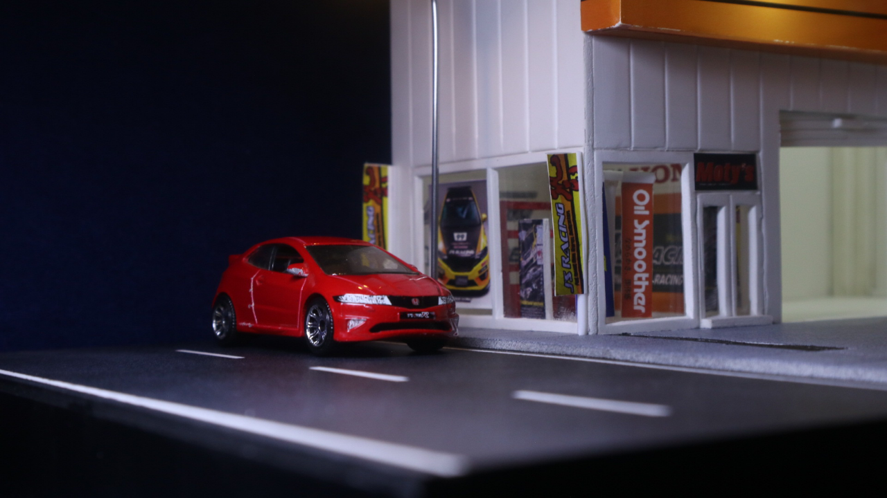 Tutorial Membuat Diorama JS Racing | Diorama Skala 1/64 Hot Wheels