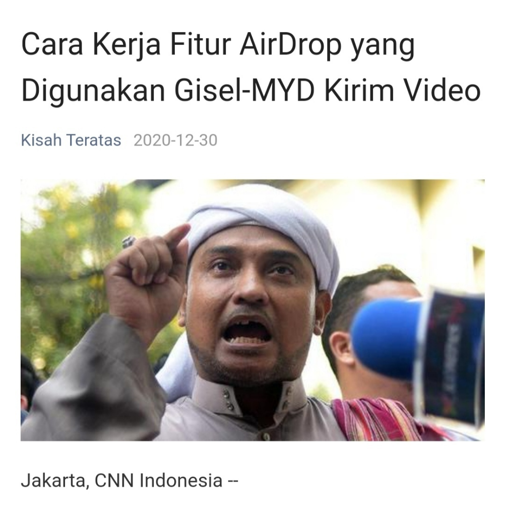 Cara Kerja Fitur AirDrop yang Digunakan Gisel-MYD Kirim Video