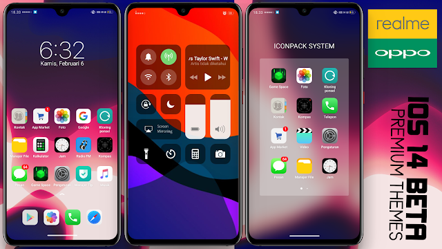 oppo ios theme free download