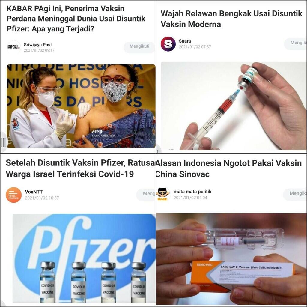 KABAR PAgi Ini,Penerima Vaksin Perdana Meninggal Dunia Usai Disuntik Pfizer