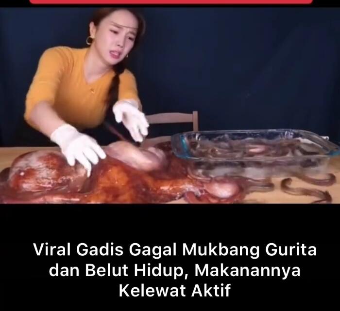 Gagal Mukbang Belut dan Gurita Hidup, Makanan Berlomba-lomba Melarikan Diri!