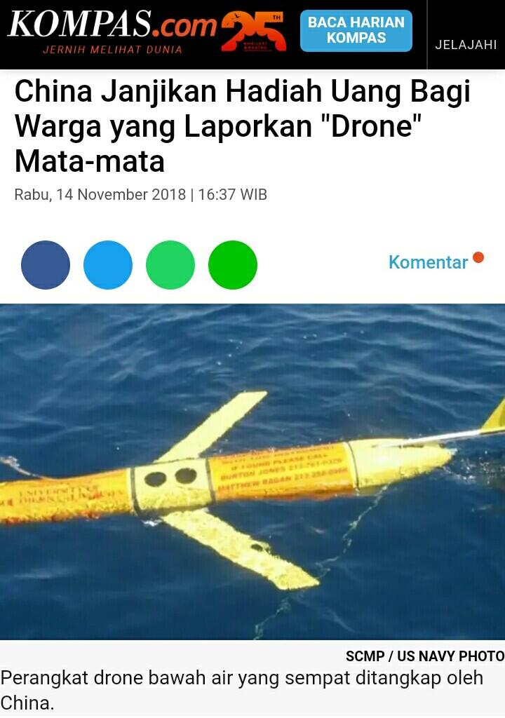 Kemenlu Diminta Kirim Protes Keras ke Negara Pemilik Drone Bawah Laut