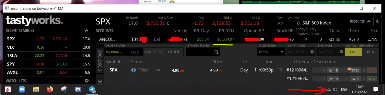 HASIL Trading Option Per Tahun dimulai rekap thn 2020