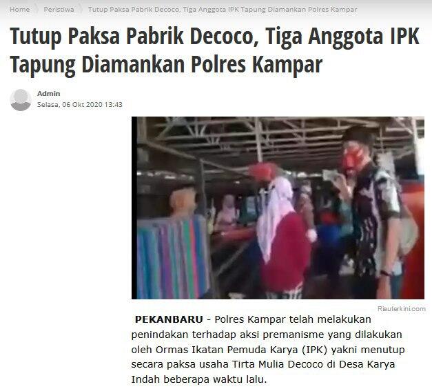 Polda Riau Tangkap Pelaku Bom Molotov Mobil dan Rumah Wartawati Kampar