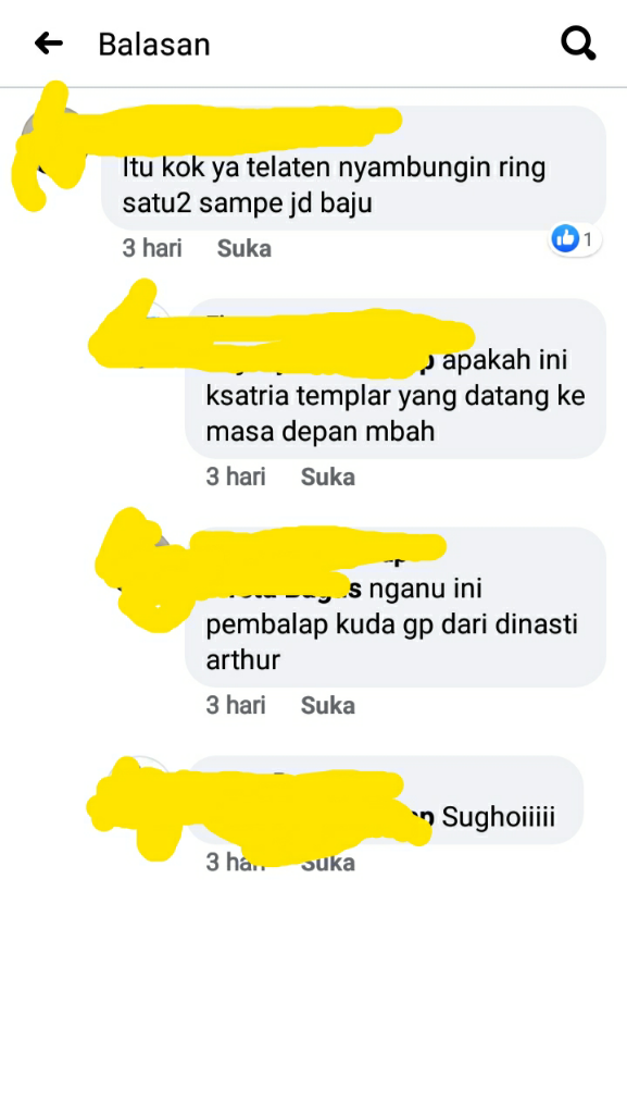 Heboh Penampakan Baju Anti Begal, Netizen: Kalo hujan petir mantap nih!