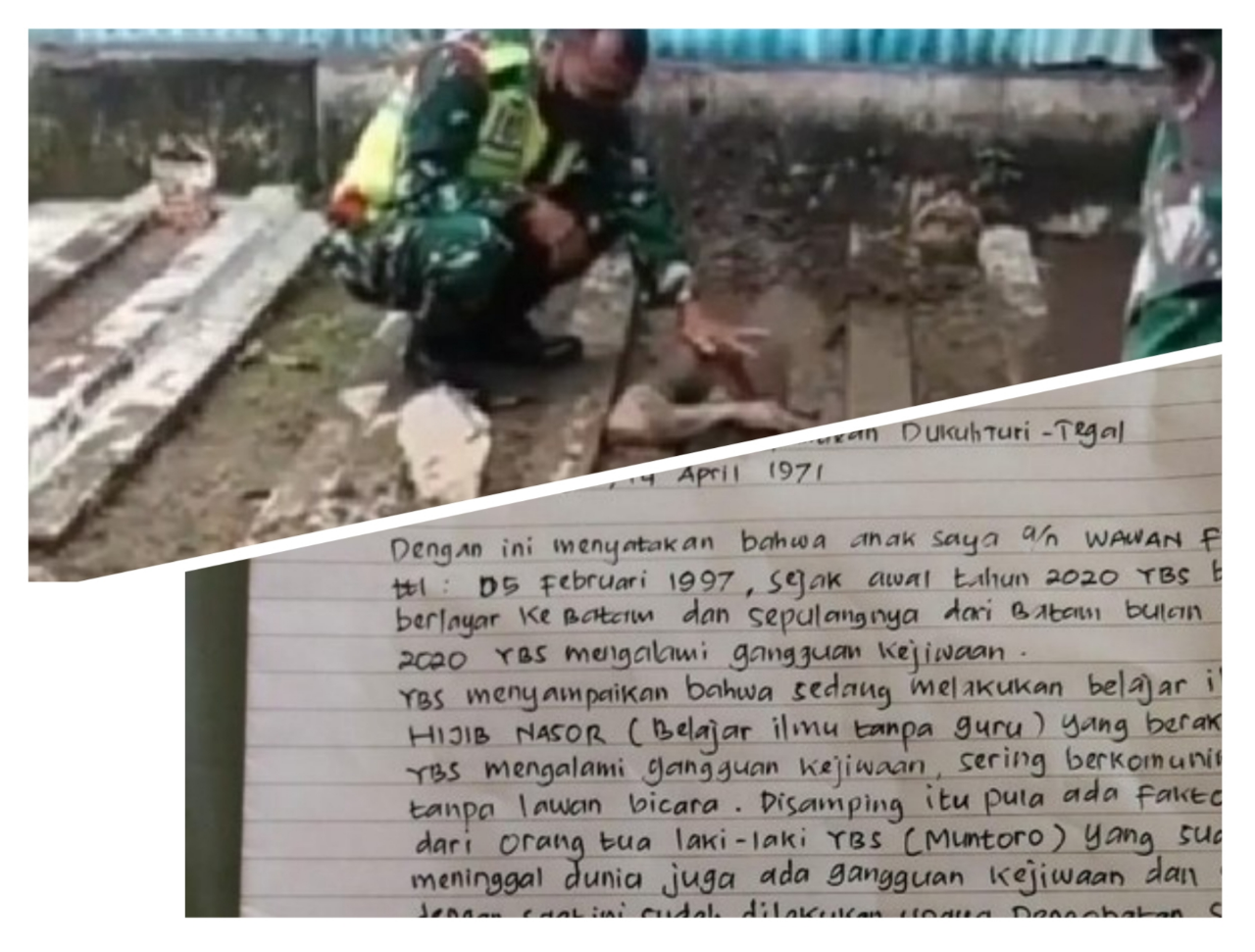 Heboh Aksi Kubur Diri Pemuda Tegal, Pernyataan Ibu Pelaku Justru Membuat Kaget! 