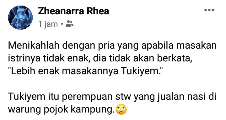 Quote &quot;Menikahi Laki-laki Yang&quot;Jadi Trending! Emak-emak Facebook Gak Mau Kalah!