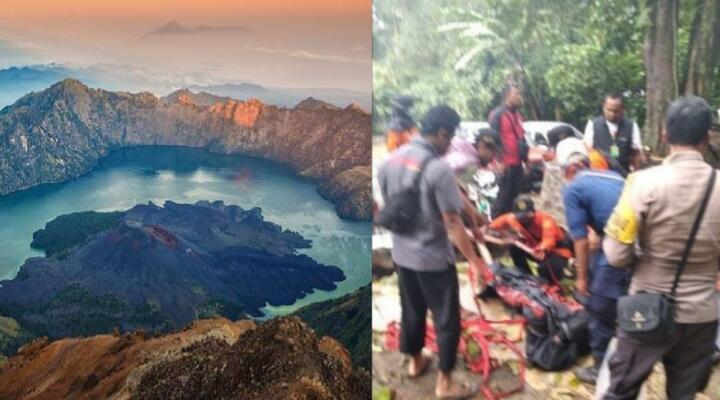 Pendaki Terjatuh ke Jurang Gunung Rinjani, Korban Ditemukan Meninggal Dunia