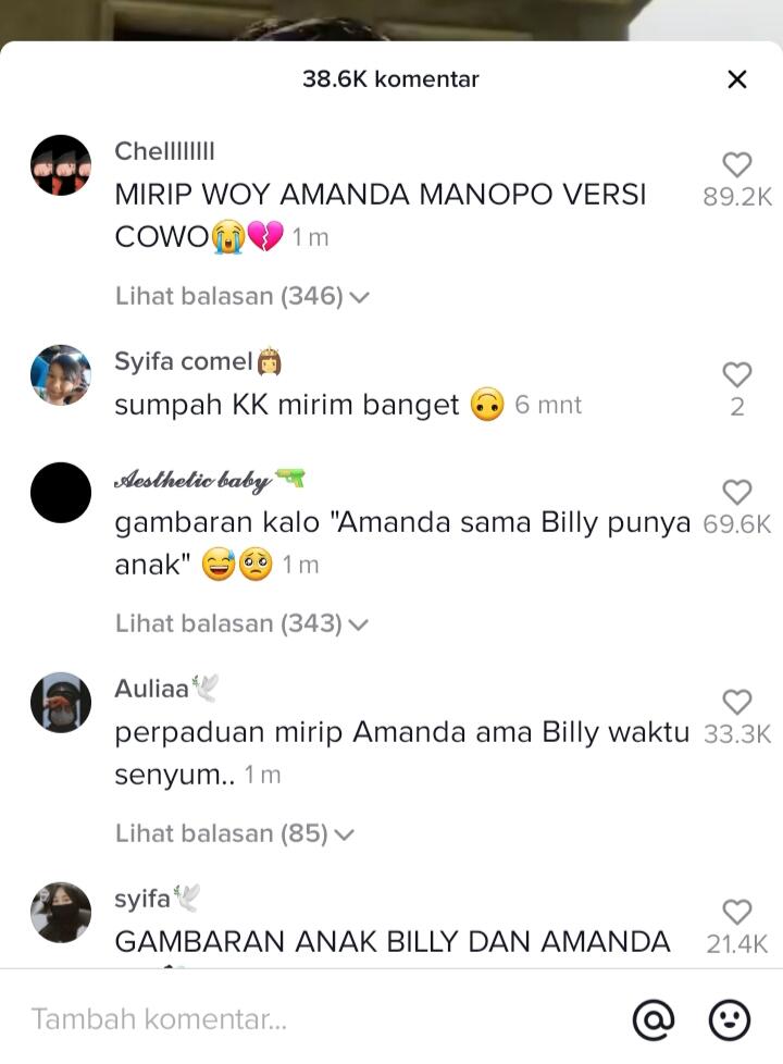 Pemuda Ini Mirip Banget Dengan Amanda Manopo, Siapakah Gerangan? Akankah Bisa Viral!