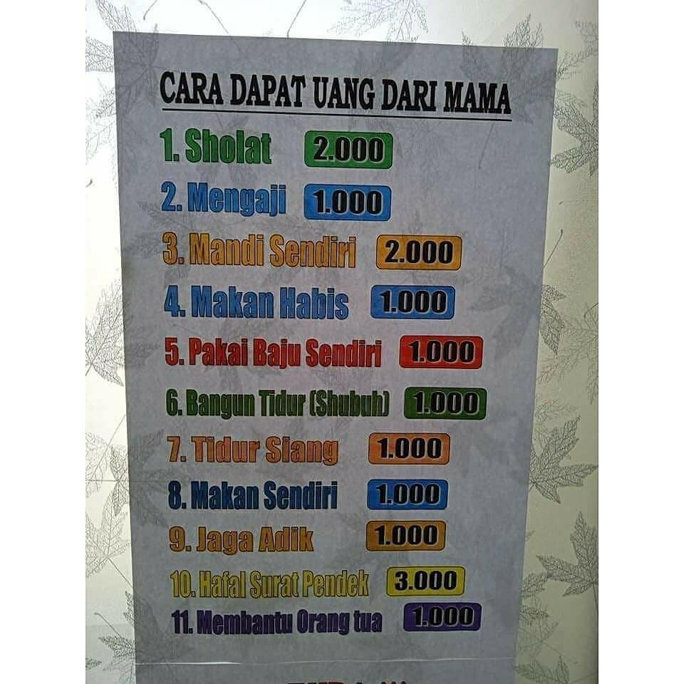 Unik Dan Kreatif Cara Ibu Ini Mendidik Anak-Anaknya, Ada Yang Pakai Denda