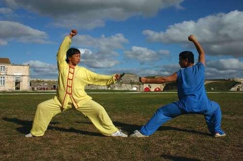 Layaknya Film Kungfu, Bapak-bapak Ini Action Lawan Sapi! Siapakah Yang Menang?
