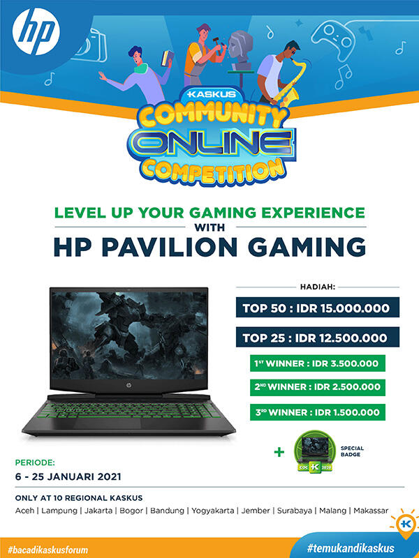 COC edisi Spesial HP Pavilion Gaming bareng 10 Regional KASKUS Gan..Yuk ikutan