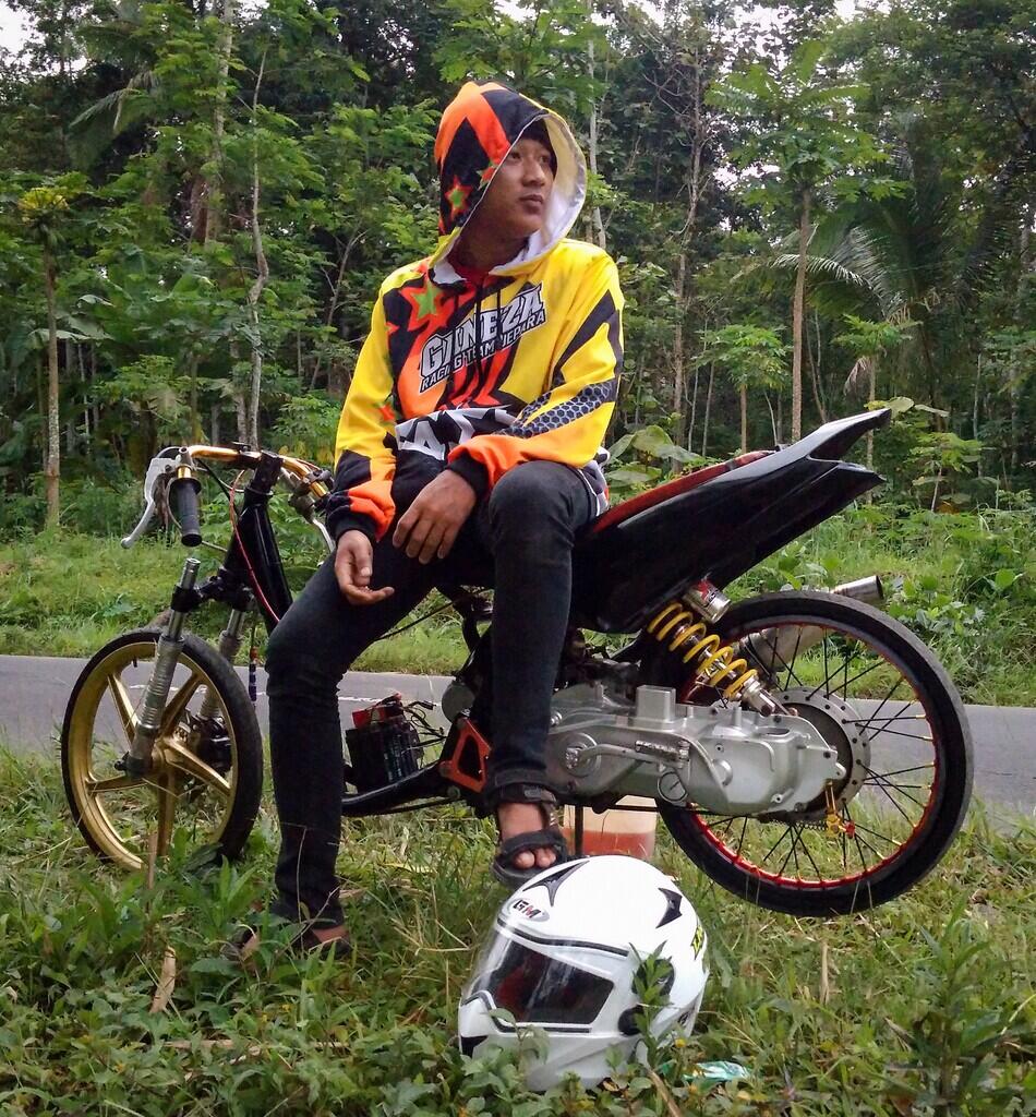 30 foto Joki drag bike Raden Arjuna / pembalap drag bike