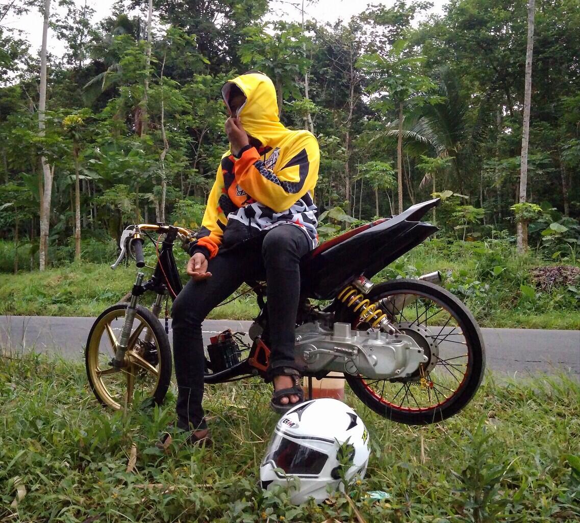 30 foto Joki drag bike Raden Arjuna / pembalap drag bike