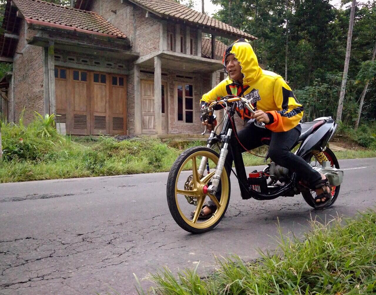 30 foto Joki drag bike Raden Arjuna / pembalap drag bike