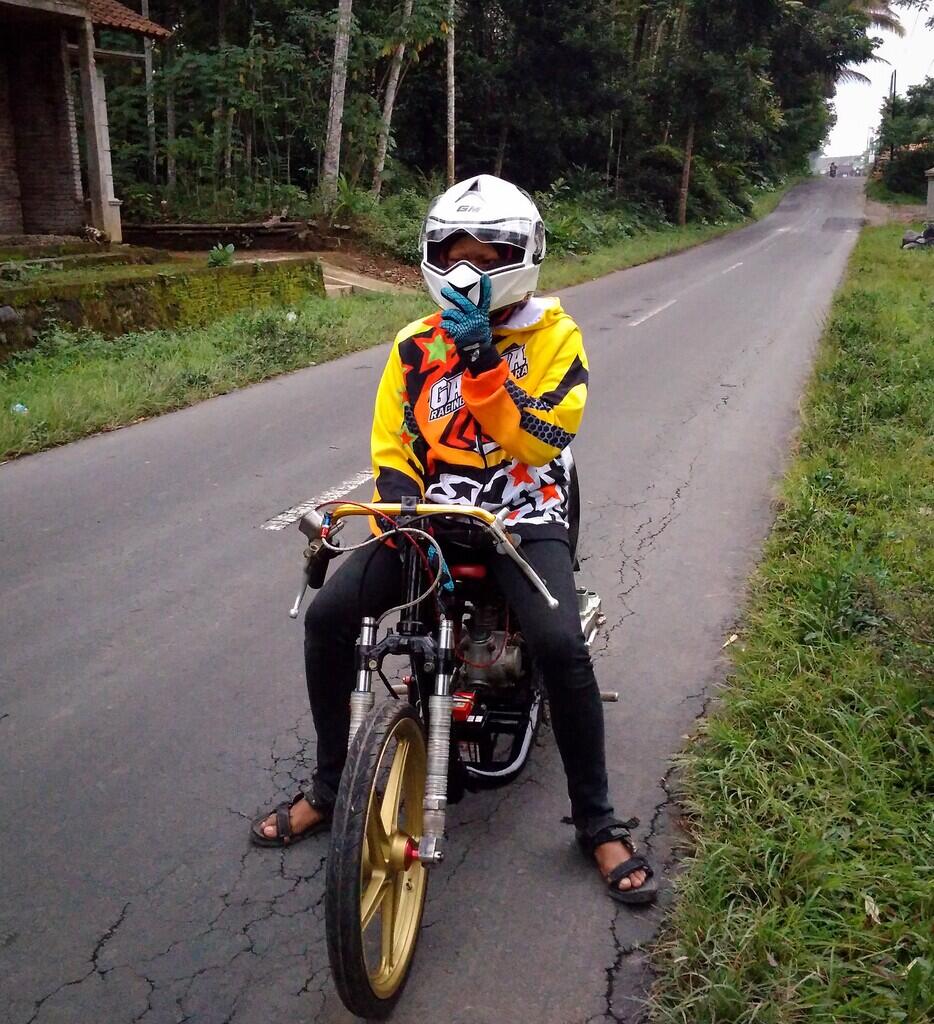 30 foto Joki drag bike Raden Arjuna / pembalap drag bike