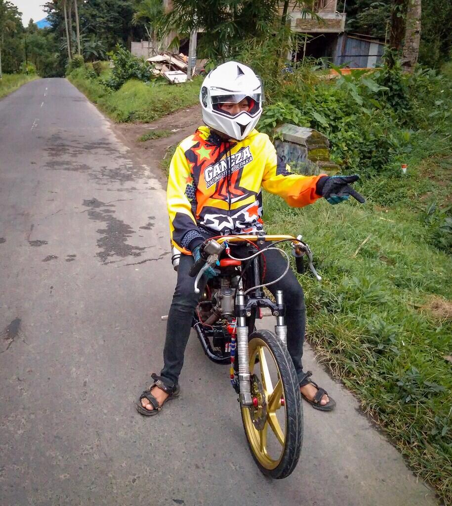 30 foto Joki drag bike Raden Arjuna / pembalap drag bike